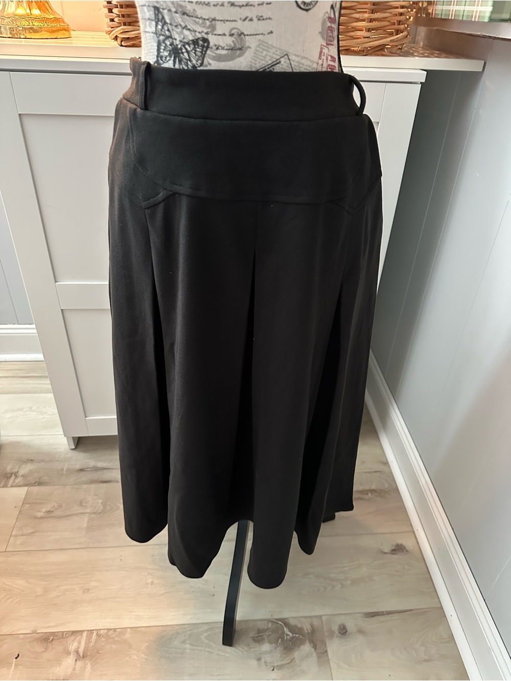Black Women's Midi Skirt